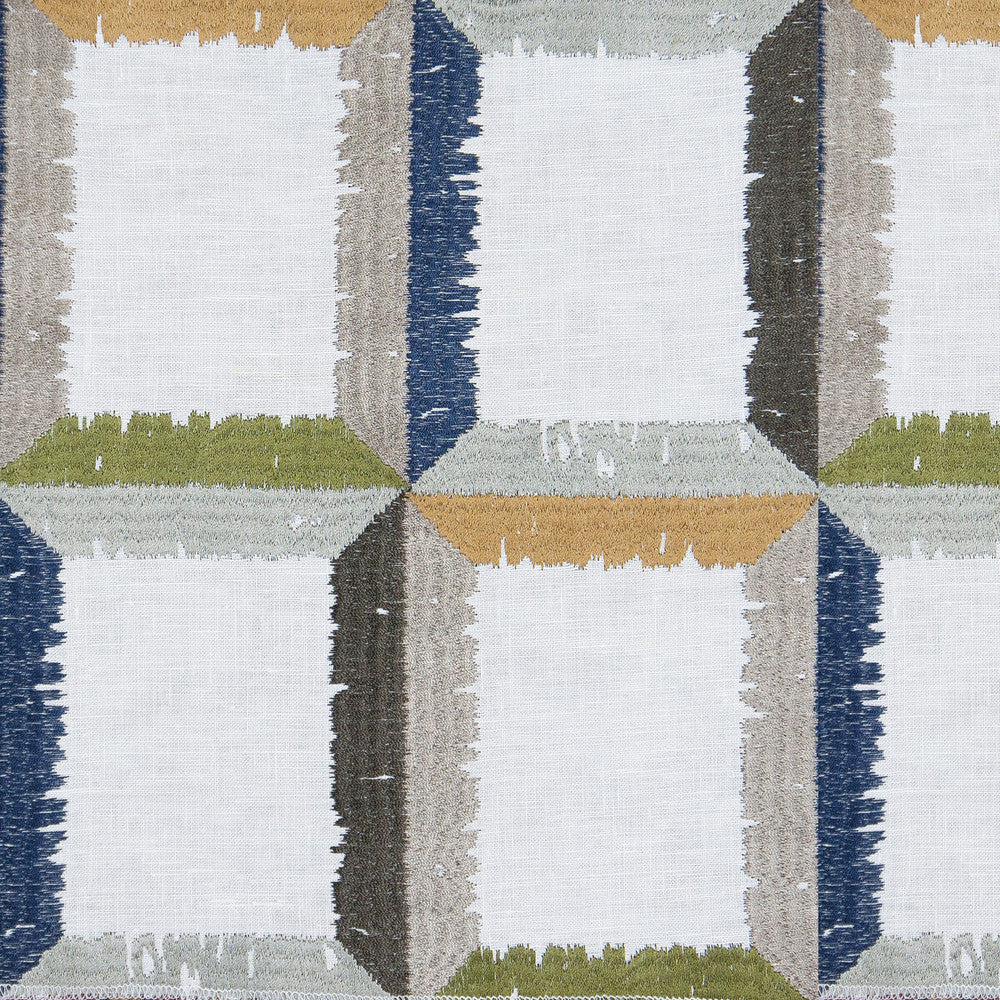 Yucatan Marron by Gaston Y Daniela Designer Fabric GASTON NUEVO MUNDO LINEN - 62%;VISCOSE - 29%;POLYESTER - 9% India Horizontal: 25 and Vertical: 12.5 50.5 - Swanky Fabrics -