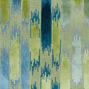 Aragon Lima/Azul by Gaston Y Daniela Designer Fabric