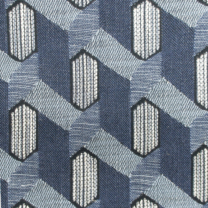 Maya Indigo by Gaston Y Daniela Designer Fabric GASTON NUEVO MUNDO VISCOSE - 39%;COTTON - 34%;LINEN - 20%;POLYESTER - 7% Turkey HEAVY Horizontal: 4.75 and Vertical: 3.75 54.25 - Swanky Fabrics -