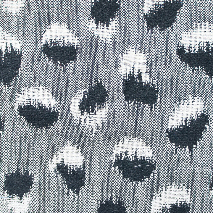 Castilla Black by Gaston Y Daniela Designer Fabric GASTON NUEVO MUNDO COTTON - 45%;VISCOSE - 44%;LINEN - 11% Turkey HEAVY Horizontal: 6.75 and Vertical: 6.75 54.25 - Swanky Fabrics -