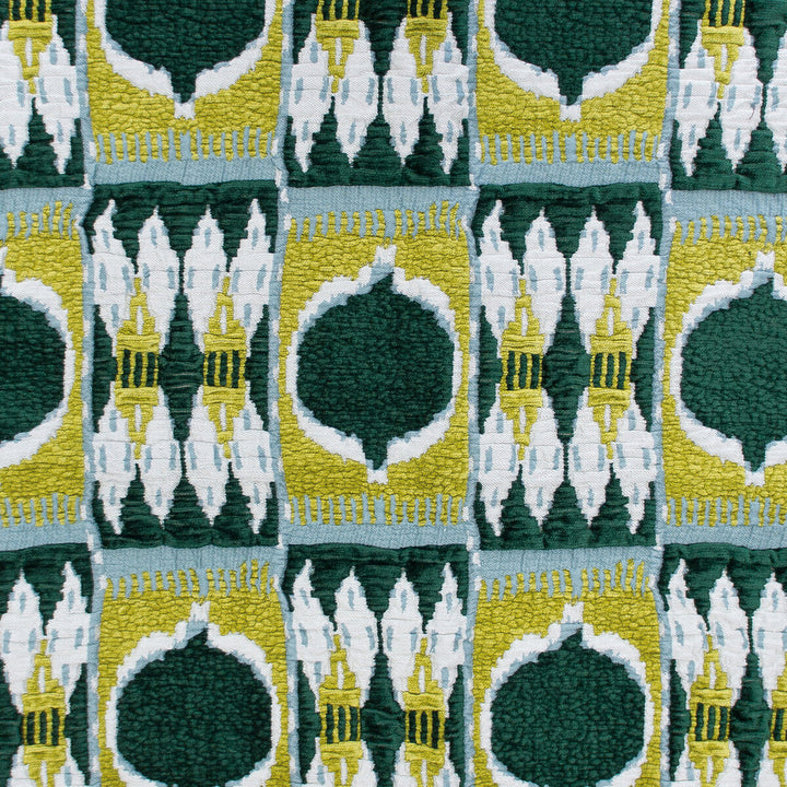 Cuzco Verde by Gaston Y Daniela Fabric Gaston Y Daniela Fabric Cuzco VerdeFabric GASTON NUEVO MUNDO VISCOSE - 72%;COTTON - 16%;POLYESTER - 12% Turkey </p><p>Repeat: H: 12.5, V: 23 49 - Fabric Carolina -