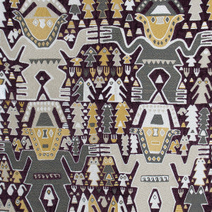 Colosos Burdeos by Gaston Y Daniela Designer Fabric
