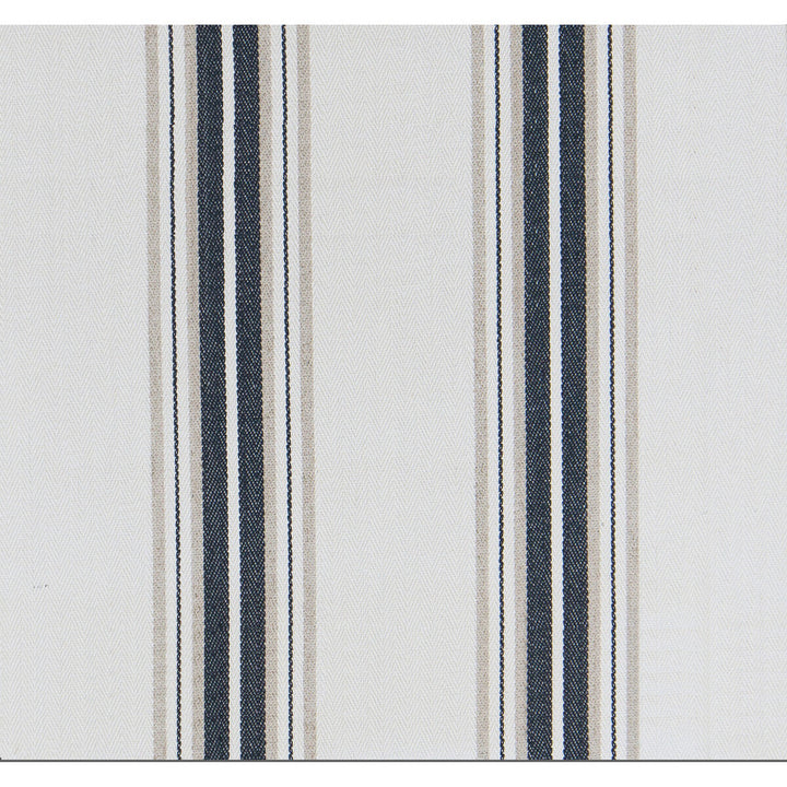 Nueva York Black by Gaston Y Daniela Designer Fabric GASTON LUIS BUSTAMANTE COTTON - 42%;VISCOSE - 30%;LINEN - 24%;POLYESTER - 4% Italy HEAVY Horizontal: 6 and Vertical: 55 - Swanky Fabrics -