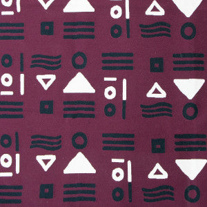 Pinzon Burdeos by Gaston Y Daniela Designer Fabric