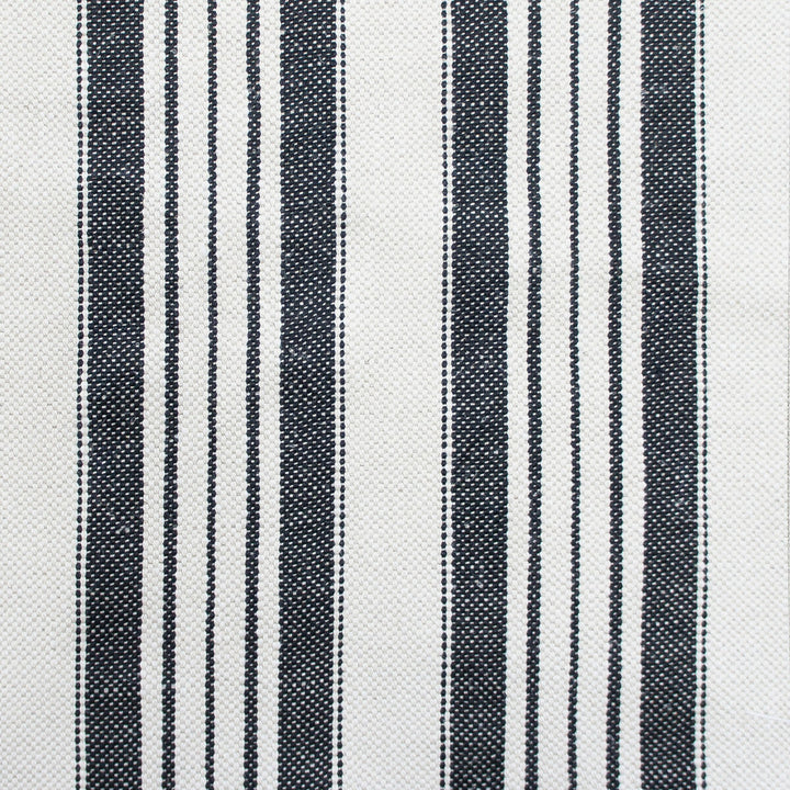 Barcelona Black by Gaston Y Daniela Designer Fabric GASTON LUIS BUSTAMANTE LINEN - 66%;COTTON - 34% Italy HEAVY Horizontal: 9 and Vertical: 57 - Swanky Fabrics -