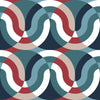 Kimi Azul/Rojo by Gaston Y Daniela Designer Fabric