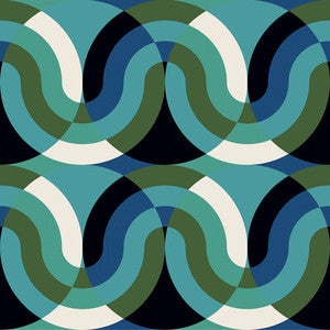 Kimi Azul/Verde by Gaston Y Daniela Designer Fabric