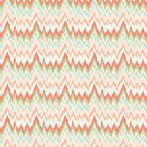 Cala Figuera Coral/Verde GDT5677.005.0 by Gaston Y Daniela Fabric