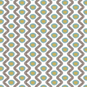 Cala Marsal Azul Marron GDT5681.002.0 by Gaston Y Daniela Fabric