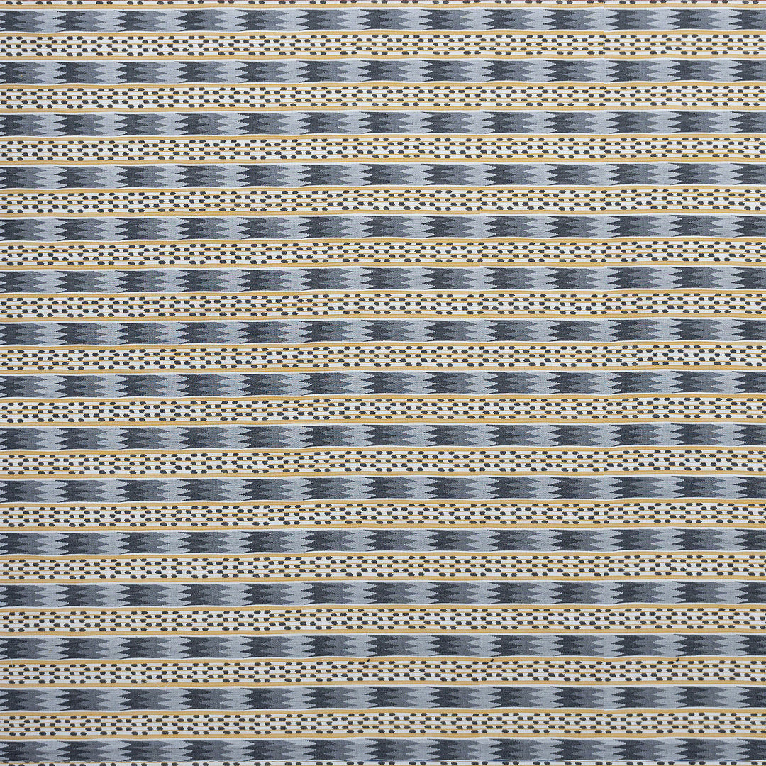 Efeso - Black/Ocre GDT5788.004.0 by Gaston Y Daniela Designer Fabric