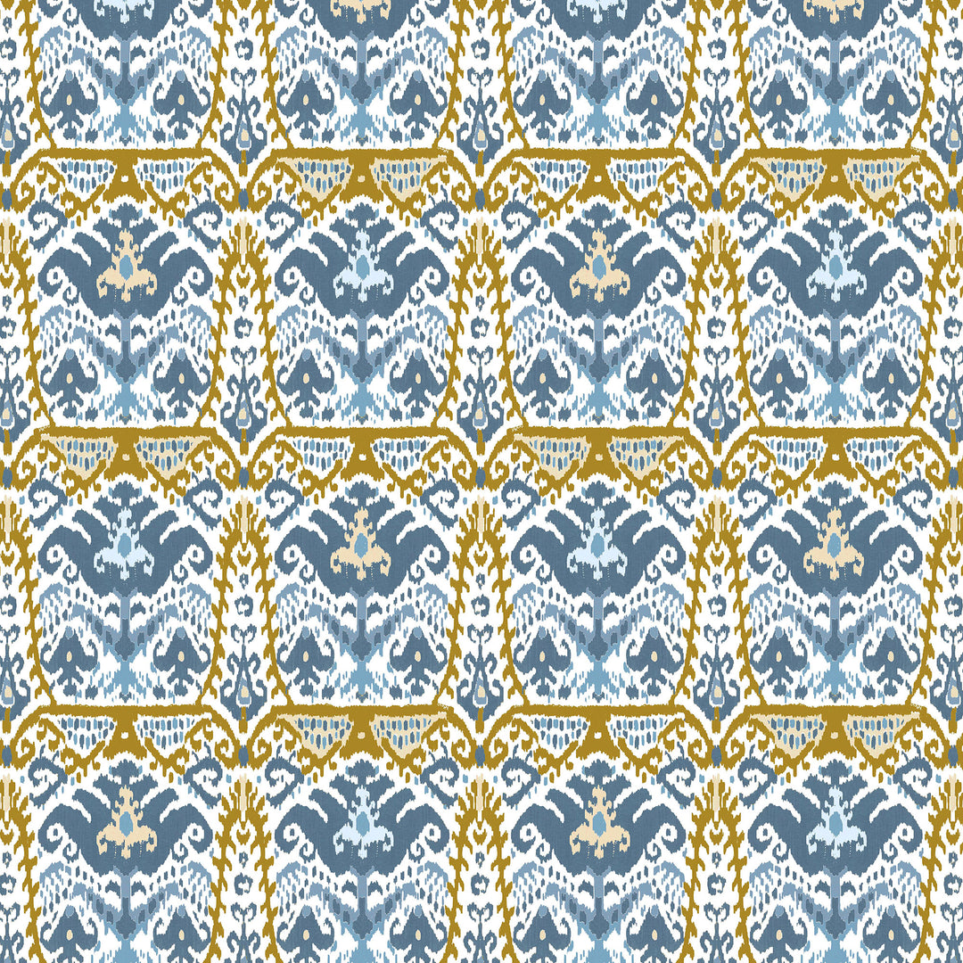 Doga - Azul/Oro GDT5793.003.0 by Gaston Y Daniela Designer Fabric