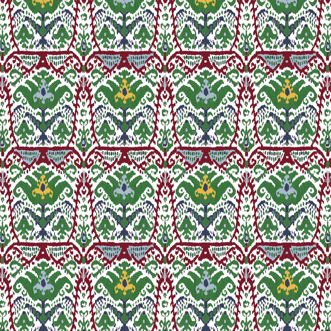 Doga - Rojo/Verde GDT5793.005.0 by Gaston Y Daniela Designer Fabric