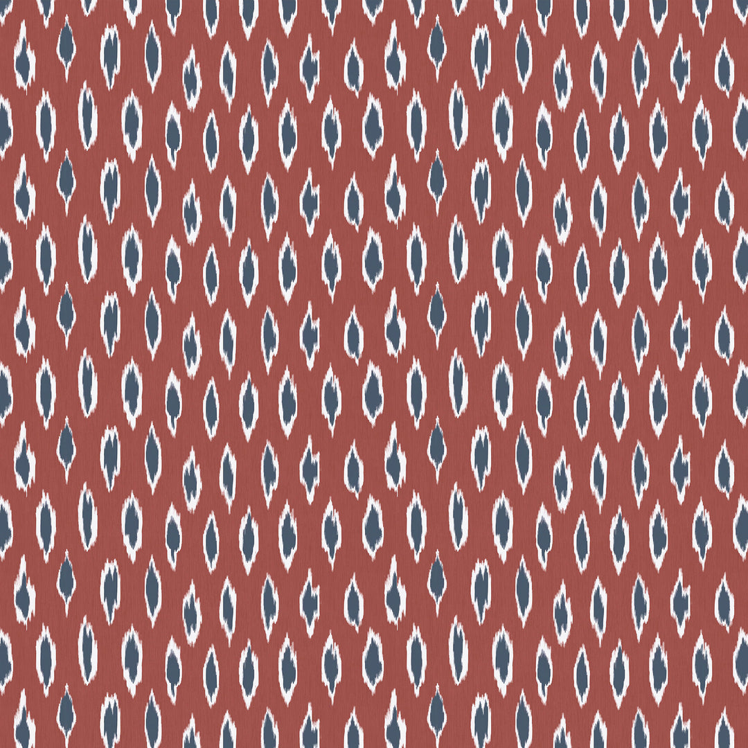 Hali - Tomate/Azul GDT5794.004.0 by Gaston Y Daniela Designer Fabric