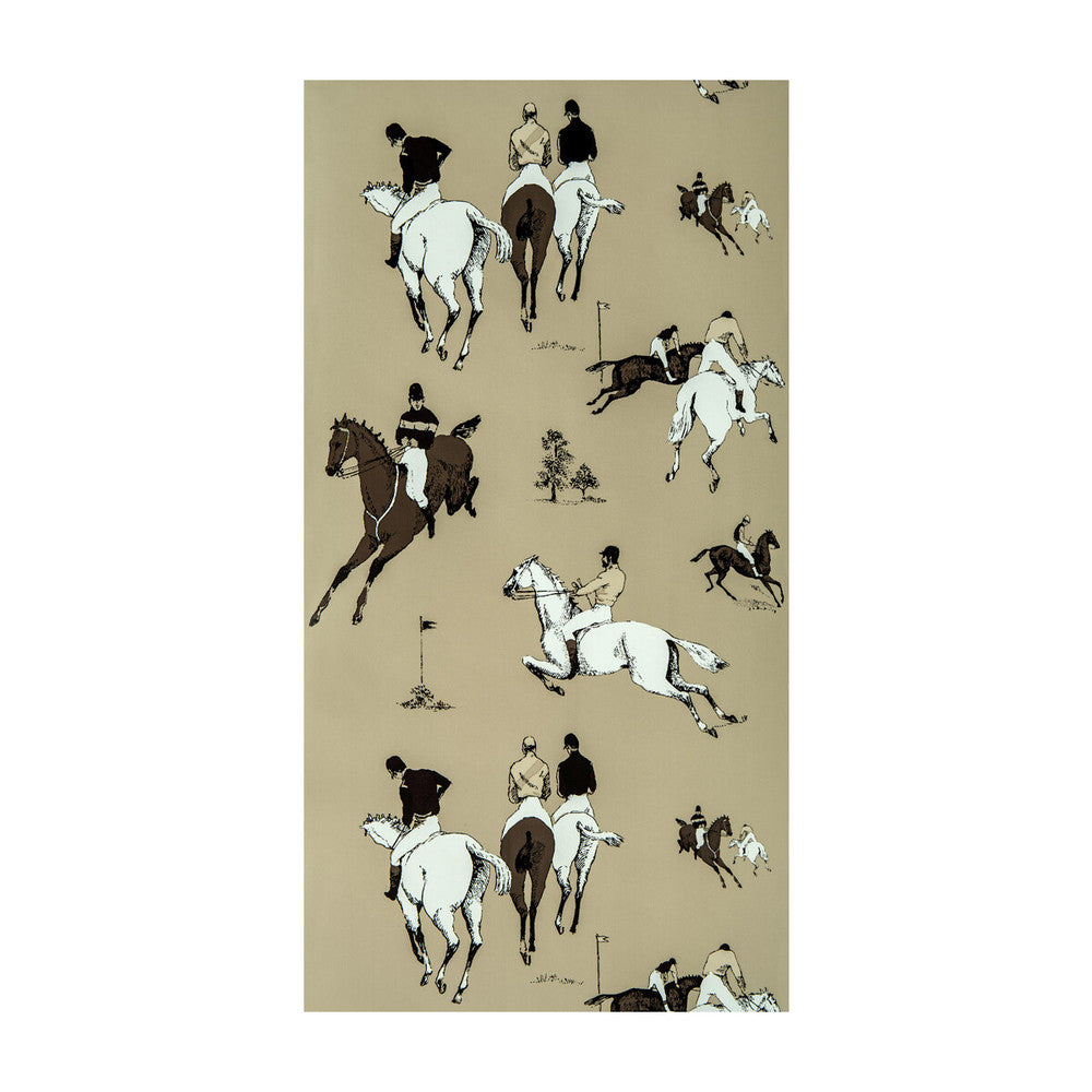 Hipodromo Tostado by Gaston Y Daniela Designer Wallcovering GASTON DOS COLLECTION PAPER - 100% Spain - Horizontal: 20.8 and Vertical: 27.5 20.8 - Swanky Fabrics -