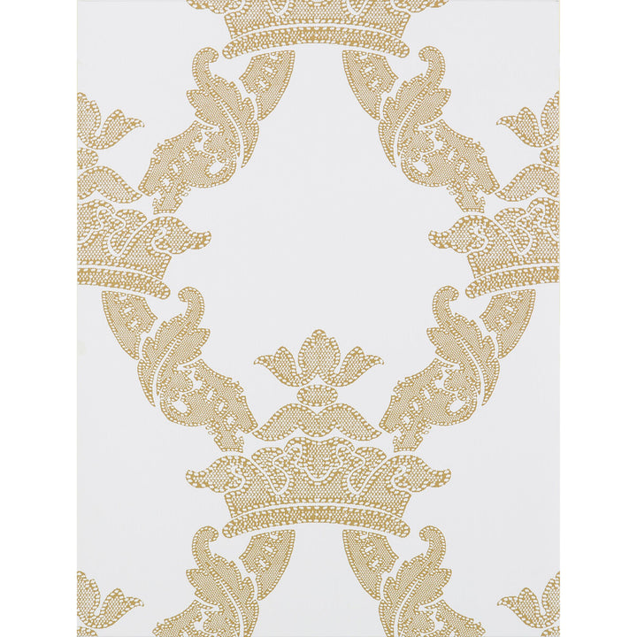 Borja Ocre by Gaston Y Daniela Designer Wallcovering LORENZO CASTILLO HISPANIA WP PAPER - 100% Spain Horizontal: and Vertical: 20.8 20.8 - Swanky Fabrics -