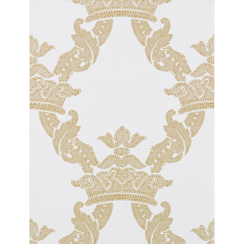 Borja Ocre by Gaston Y Daniela Designer Wallcovering LORENZO CASTILLO HISPANIA WP PAPER - 100% Spain - Horizontal: - and Vertical: 20.8 20.8 - Swanky Fabrics -