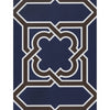 Martin Azul/Chocolate by Gaston Y Daniela Designer Wallcovering