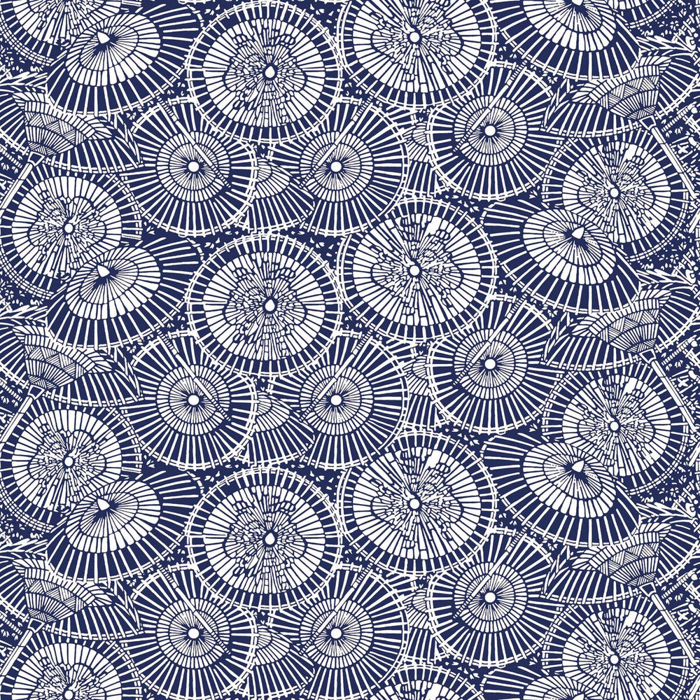 Sombrillas Navy by Gaston Y Daniela Wallcovering Gaston Y Daniela Wallcovering Sombrillas NavyWallcovering GASTON LIBRERIA PAPER - 100% Spain </p><p>Repeat: H: 0, V: 6.8 20.8 - Fabric Carolina -
