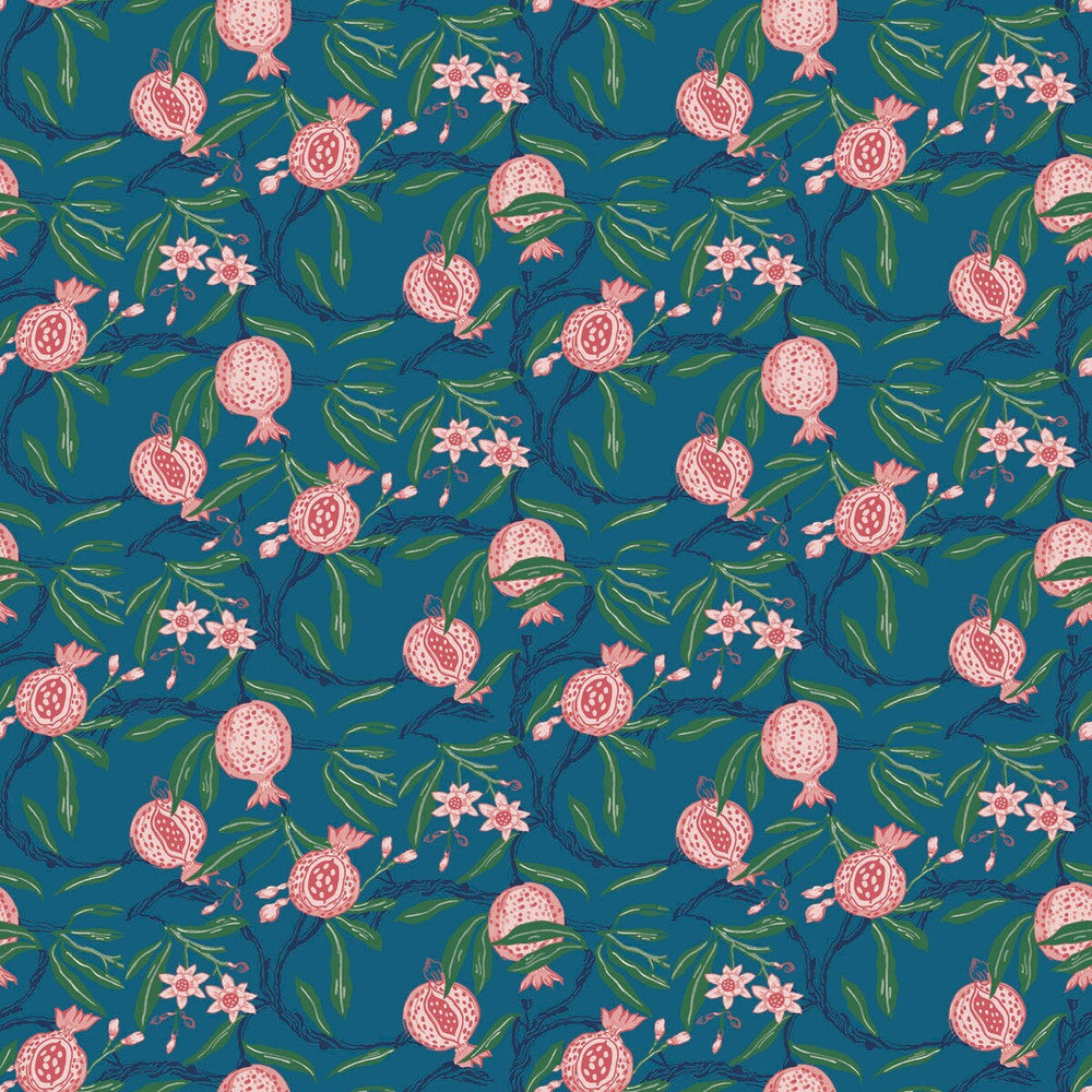 Granadas Azul/Noche by Gaston Y Daniela Wallcovering Gaston Y Daniela Wallcovering Granadas Azul/NocheWallcovering GASTON LIBRERIA PAPER - 100% Spain </p><p>Repeat: H: 0, V: 6.8 20.8 - Fabric Carolina -