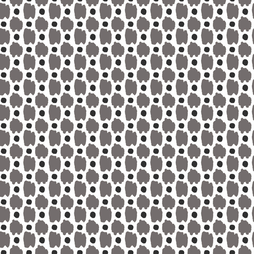 Spots Gris by Gaston Y Daniela Designer Wallcovering GASTON LIBRERIA PAPER - 100% Spain - Horizontal: 0 and Vertical: 2 20.8 - Swanky Fabrics -