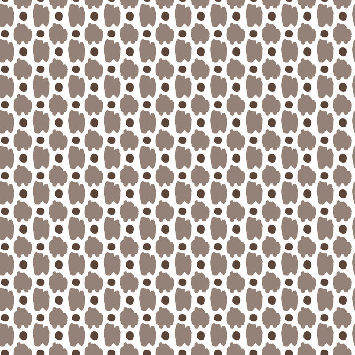 Spots Chocolate by Gaston Y Daniela Designer Wallcovering GASTON LIBRERIA PAPER - 100% Spain Horizontal: 0 and Vertical: 2 20.8 - Swanky Fabrics -
