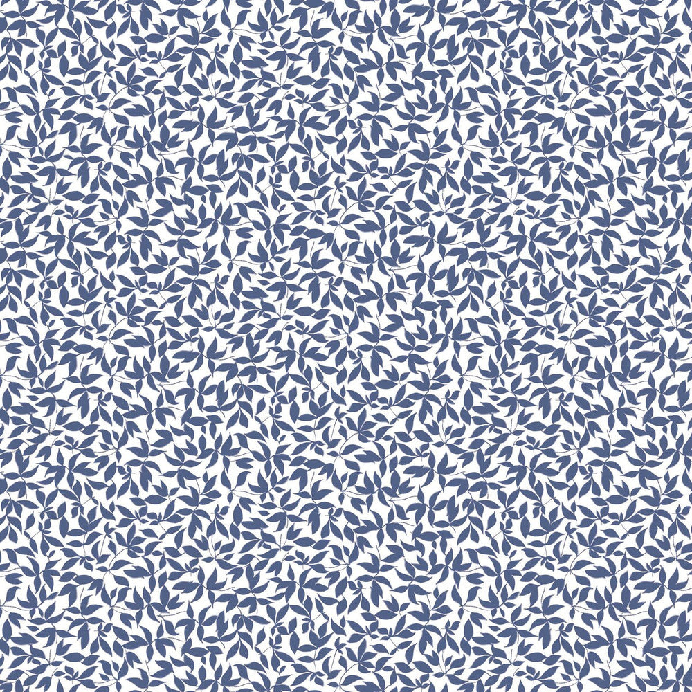 Hiedra Navy by Gaston Y Daniela Designer Wallcovering GASTON LIBRERIA PAPER - 100% Spain - Horizontal: 0 and Vertical: 7.1 20.8 - Swanky Fabrics -