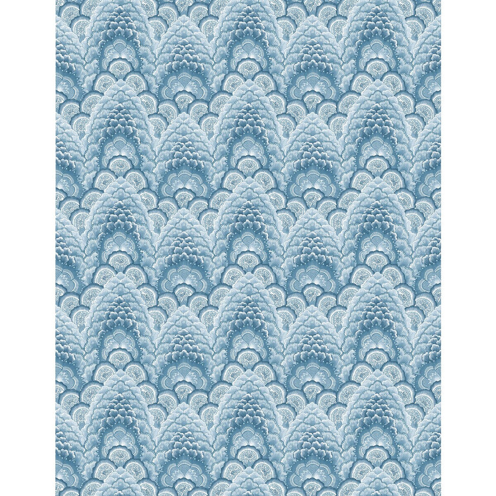 Ganges Azul by Gaston Y Daniela Wallcovering Gaston Y Daniela Wallcovering Ganges AzulWallcovering GASTON LIBRERIA VINYL - 100% Italy </p><p>Repeat: H: 0, V: 6.9 27.5 - Fabric Carolina -