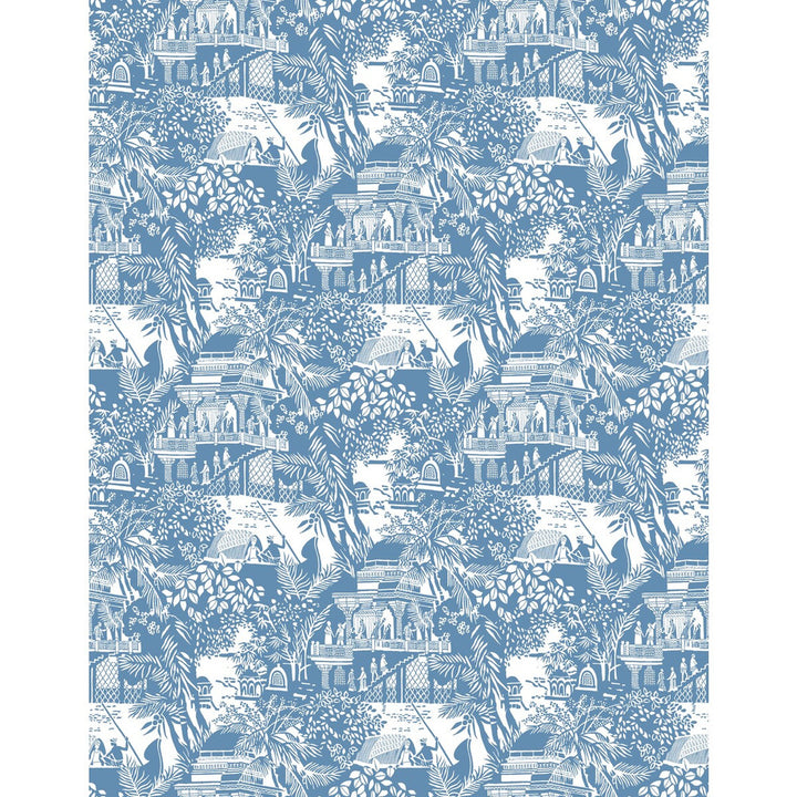 Olimpo Azul by Gaston Y Daniela Wallcovering Gaston Y Daniela Wallcovering Olimpo AzulWallcovering GASTON LIBRERIA VINYL - 100% Italy </p><p>Repeat: H: 0, V: 17.7 27.5 - Fabric Carolina -