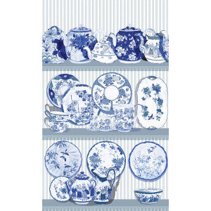 Tea Time Azul GDW5769.002.0 by Gaston Y Daniela Wallcovering