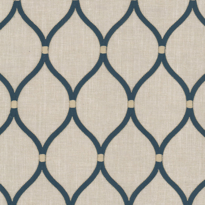 Gemstone 1 Baltic by Stout Fabric Stout Fabric Gemstone 1 BalticFabric RAINBOW LIBRARY CADET/INDIGO 70%COT 25%POL 5%LIN %BEMB INDIA </p><p>Repeat: H: 3.250, V: 6.250 52 in - Fabric Carolina -