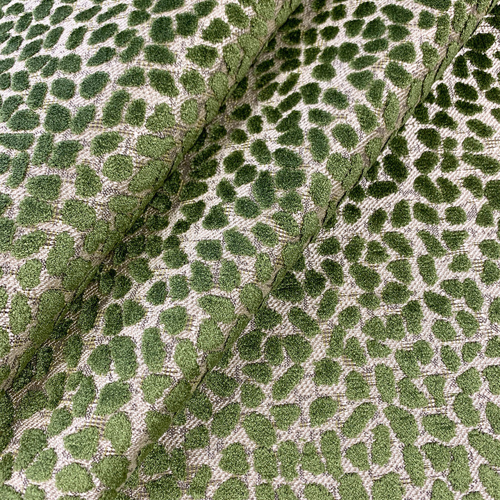 Gems Shamrock by Magnolia Designer Fabric - 52 Poly, 48 Vis India 18000 Horizontal: 14 and Vertical: 37 56 - Swanky Fabrics -