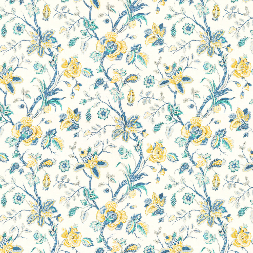 Genuine 4 Lake by Stout Designer Fabric RAINBOW LIBRARY INK/SAPPHIRE 100%COT SPAIN FLAME RETARDANT-U.F.A.C. CLASS 1 CATB 117-2013 WYZENBEEK 30 000 DOUBLE RUB WEAR TEST (HEAVY DUTY) Horizontal: 13.5 and Vertical: 27 54 in - Swanky Fabrics -