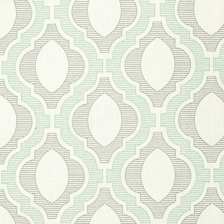 Geode 2 Aqua by Stout Designer Fabric COLOR MY WINDOW LAKE/SEAGLASS 52%POL 48%COT %CEMB INDIA MARTINDALE WEAR TEST (50 000 CIRCULAR RUBS) Horizontal: 9.000 and Vertical: 9.250 51.5 in - Swanky Fabrics -