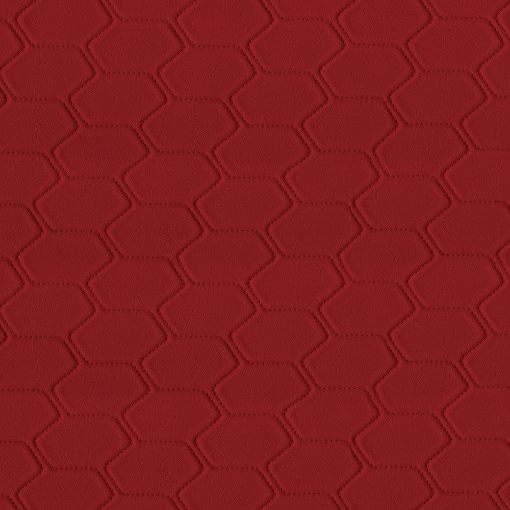 Bargello 17 Deep Scarlet by GUARDIAN Designer Fabric 100% Polyvinyl Chloride (PVC) CN 1,500,000 Double Rubs (Wyzenbeek) </p><p>Repeat: Horizontal: and Vertical: 54 in. (137 cm) - Swanky Fabrics -