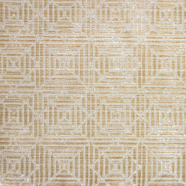 Scherzo/Sand 1406-002 by Old World Weavers Designer Fabric 100% COTTON BELGIUM MEDIUM DUTY Horizontal: 6.5" and Vertical: 6.75" 53.5" - Swanky Fabrics -