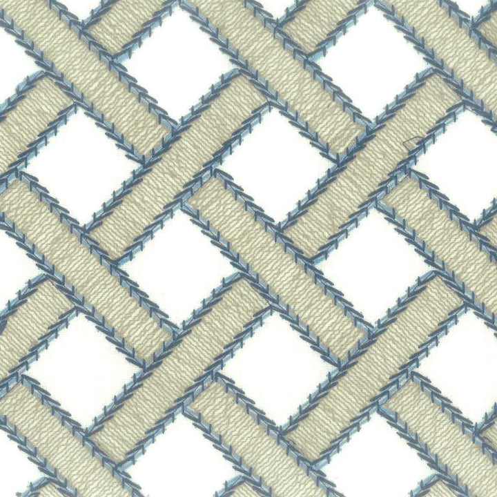 Gibbs 2 Ink by Stout Designer Fabric COLOR MY WINDOW BREEZE/INK 64%POL 28%SVI 8%COT INDIA WYZENBEEK 10 000 DOUBLE RUB WEAR TEST (MEDIUM DUTY) CATB 117-2013 Horizontal: 3.000 and Vertical: 3.125 55 in - Swanky Fabrics -