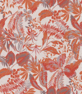 Giverny Orange 25 by Norbar Designer Fabric
