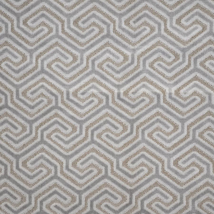 Garola # 612 Aluminum by Maxwell Designer Fabric Performance Cut Velvets 48% POLYESTER
47% VISCOSE
5% COTTON BELGIUM V-5.0"H-3.4" 55" - Swanky Fabrics -
