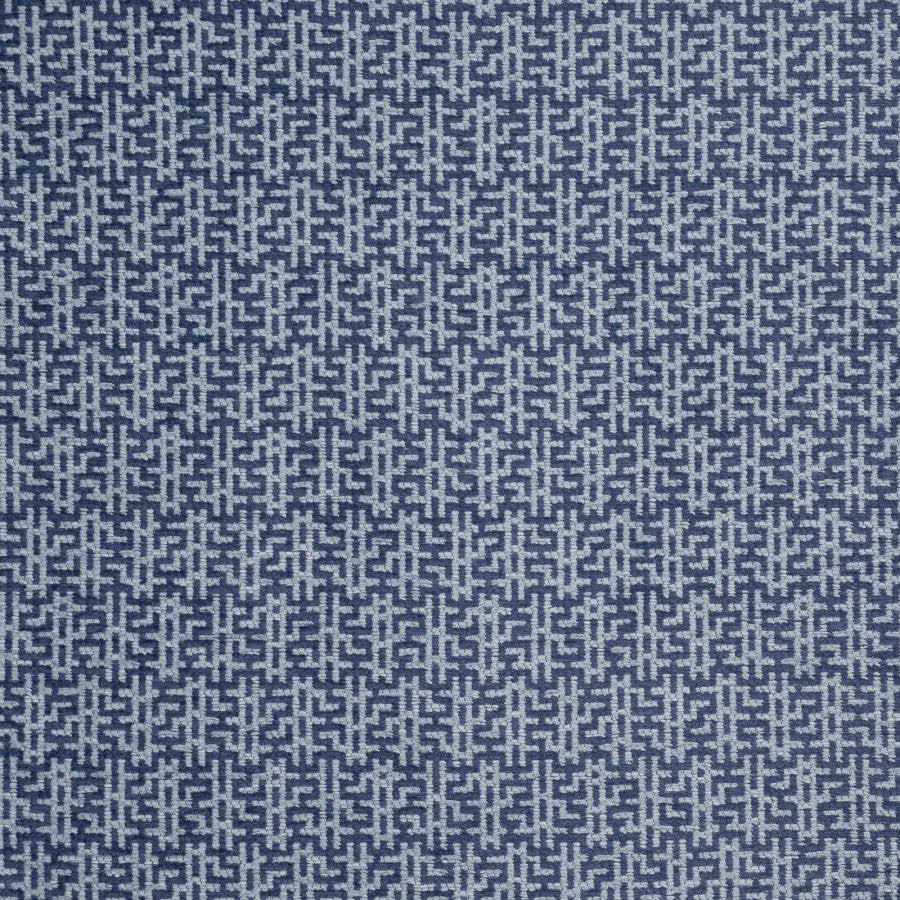 Garden Maze # 611 Reflection by Maxwell Designer Fabric Performance Wovens-Vol. Vii Bluejay 89% UV POLYESTER
11% UV RECYCLED POLYESTER USA V-3.1" H-1.9" 55" - Swanky Fabrics -