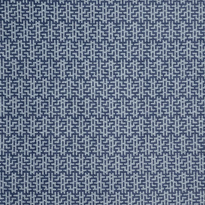 Garden Maze # 611 Reflection by Maxwell Designer Fabric Performance Wovens-Vol. Vii Bluejay 89% UV POLYESTER
11% UV RECYCLED POLYESTER USA V-3.1" H-1.9" 55" - Swanky Fabrics -