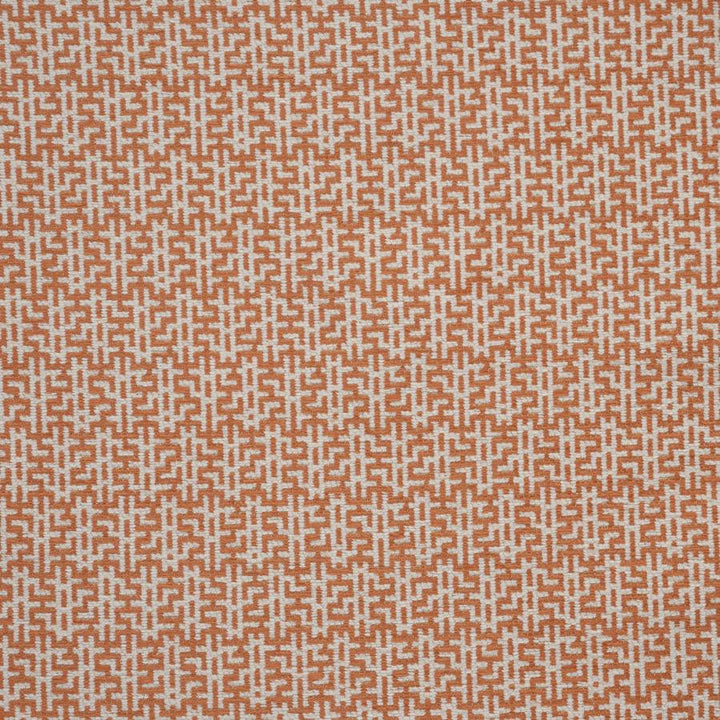 Garden Maze # 815 Brick by Maxwell Designer Fabric Performance Wovens-Vol. Vii Rhubarb 89% UV POLYESTER
11% UV RECYCLED POLYESTER USA V-3.1" H-1.9" 55" - Swanky Fabrics -