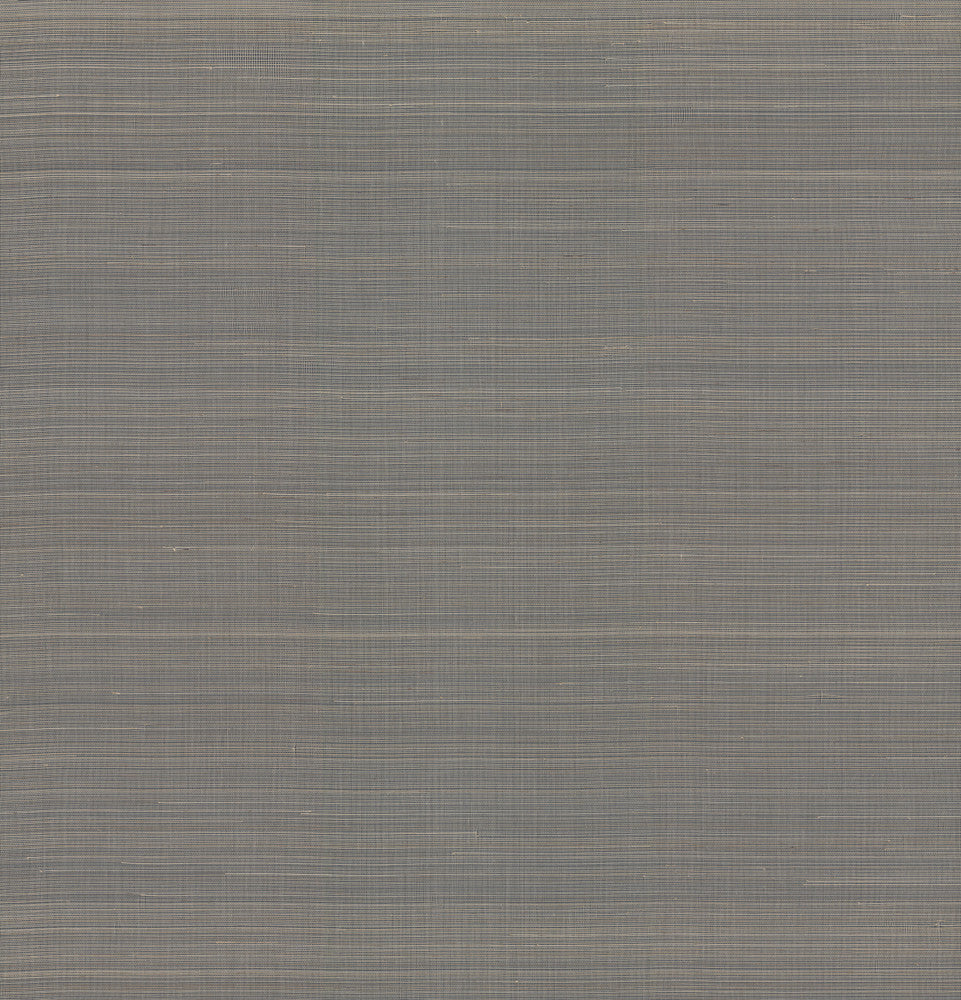 Abaca Weave Black Wallpaper by York Wallcoverings Designer Grasscloth II Covers about 72 square feet 36-in by 24-ft long roll Unpasted 0 - Swanky Fabrics -