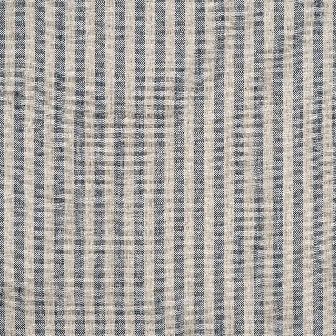 Glenbrook # 717 Blueberry by Maxwell Designer Fabric Stripes & Checks Iv 68% POLYESTER 24% COTTON 8% LINEN INDIA H-1" 54.5" - Swanky Fabrics -