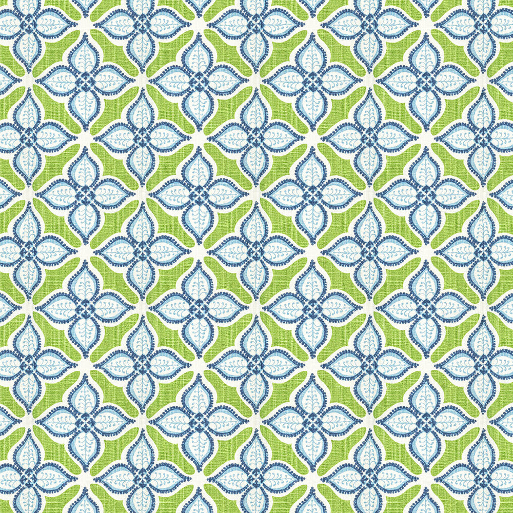 Glimmer 2 Grass by Aoc Designer Fabric THE ART OF COLOR HERITAGE 100%COT USA Horizontal: 4.500 and Vertical: 4.500 54 in - Swanky Fabrics -