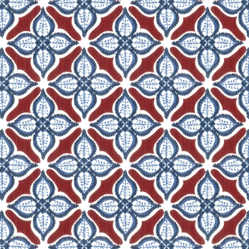 Glimmer 5 Red by Aoc Designer Fabric THE ART OF COLOR HERITAGE 100%COT USA Horizontal: 4.500 and Vertical: 4.500 54 in - Swanky Fabrics -