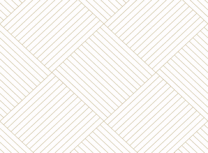 Twisted Tailor Gold Wallpaper by York Wallcoverings Designer Geometric Resource Library Covers about 60.8 square feet 27-in by 27-ft long roll Prepasted 25.25 - Swanky Fabrics -