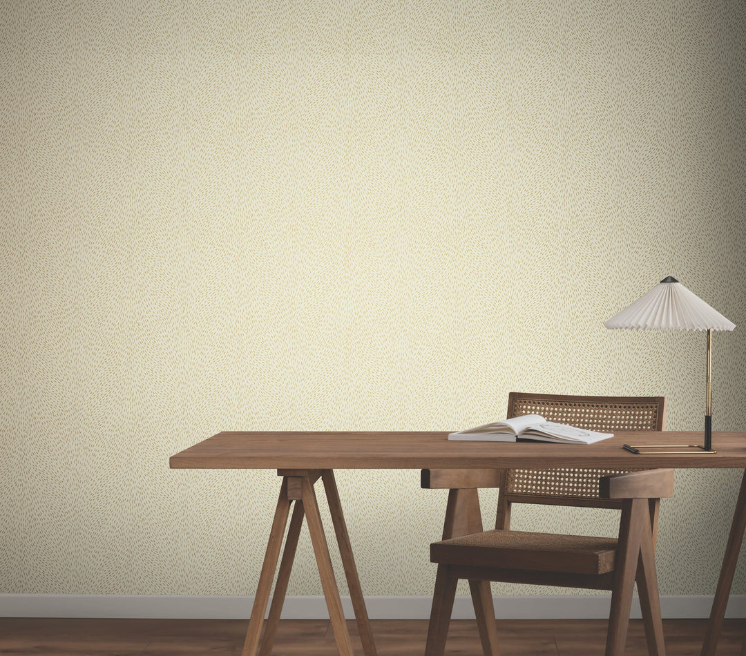 Dew Drop Beige Wallpaper by York Wallcoverings Designer