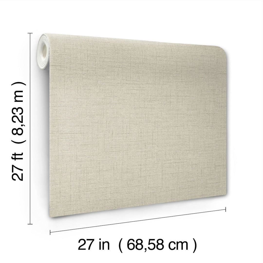 Hillswick Tweed Fog Wallpaper by York Wallcoverings Designer