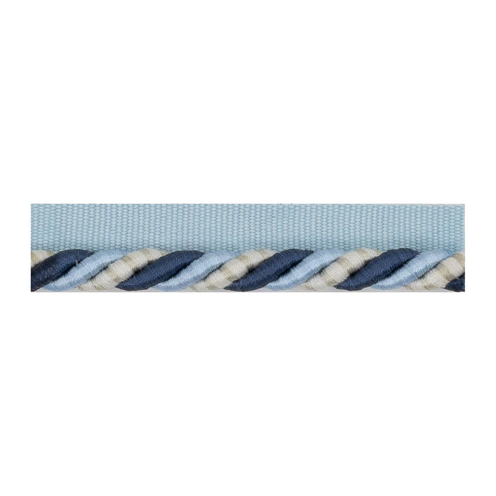 Gruver Cord 4 Sky by Stout Designer Trim SMALL WONDERS TRIM 55%SVI 45%POL CHINA PERFORMANCE RATED FABRIC FLAME RETARDANT-U.F.A.C. CLASS 1 CATB 117-2013 WYZENBEEK 51 000 DOUBLE RUB WEAR TEST (HEAVY DUTY) Horizontal: 0.000 and Vertical: 0.000 0.38 in - Swanky Fabrics -