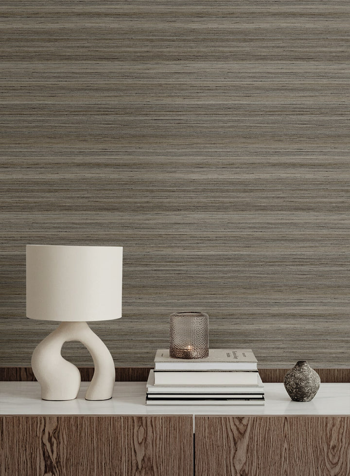 Meiya Brown GT30408 by Seabrook Designs Designer Wallpaper